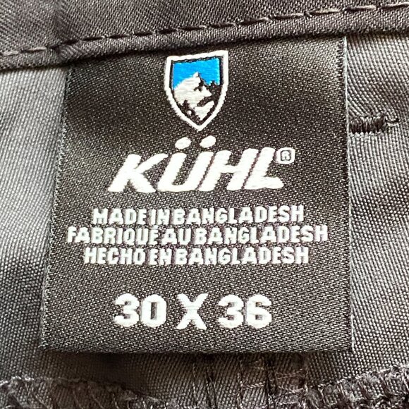 KUHL Renegade Pant 30x36 Klassik Fit Softshell Quick Dry Stretch Koal Gray NWT - Picture 10 of 12